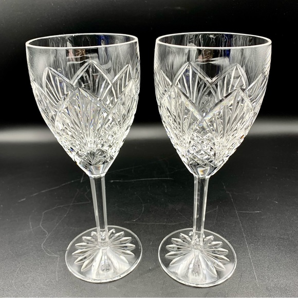 ‼️PENDING‼️ Waterford Crystal Waterville Water Goblets SET/2 IRELAND 7-7/8” NWOT - Picture 5 of 16